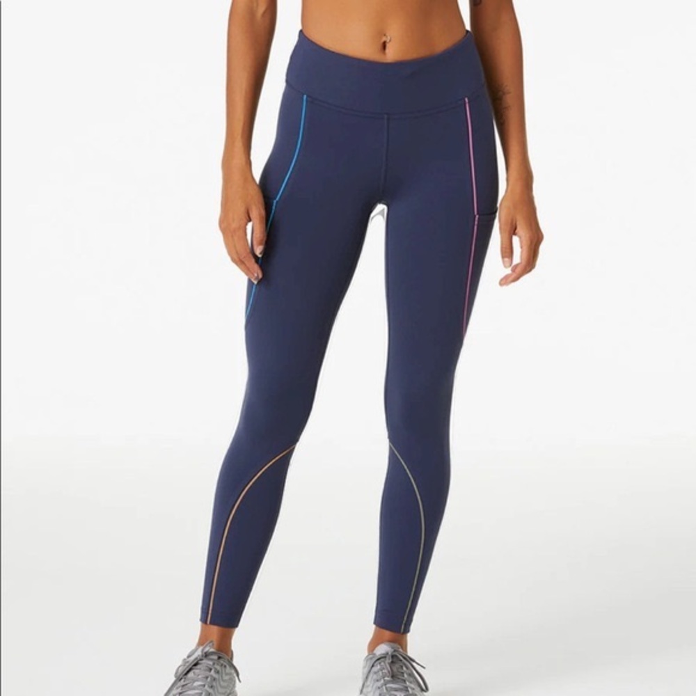 Outdoor Voices Women's Navy Blue Leggings